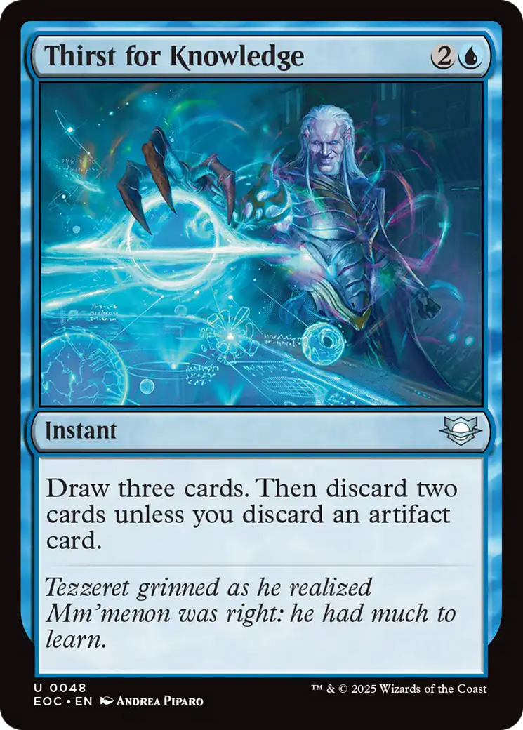 Thirst for Knowledge [Edge of Eternities Commander] | Exor Games New Glasgow