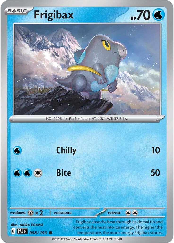 Frigibax (058/193) [Scarlet & Violet: Paldea Evolved] | Exor Games New Glasgow