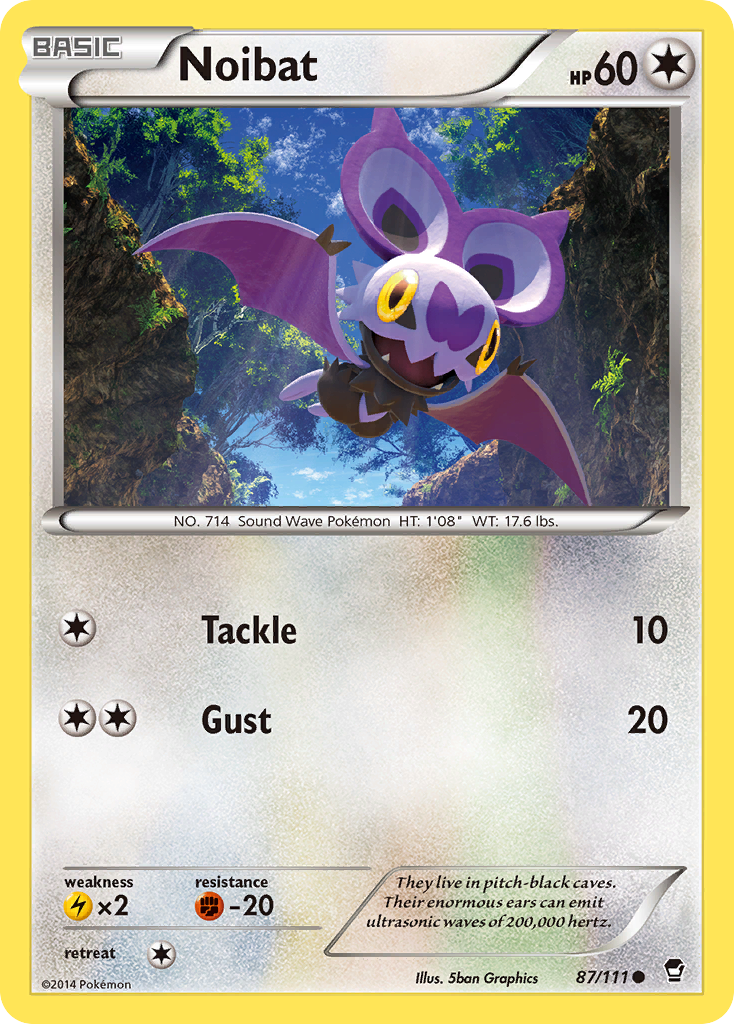 Noibat (87/111) [XY: Furious Fists] | Exor Games New Glasgow