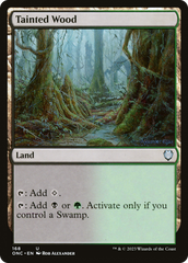 Tainted Wood [Phyrexia: All Will Be One Commander] | Exor Games New Glasgow