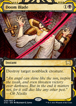 Doom Blade (Foil Etched) [Strixhaven: Mystical Archive] | Exor Games New Glasgow
