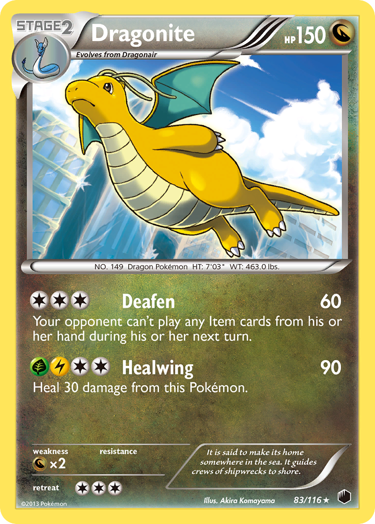 Dragonite (83/116) [Black & White: Plasma Freeze] | Exor Games New Glasgow