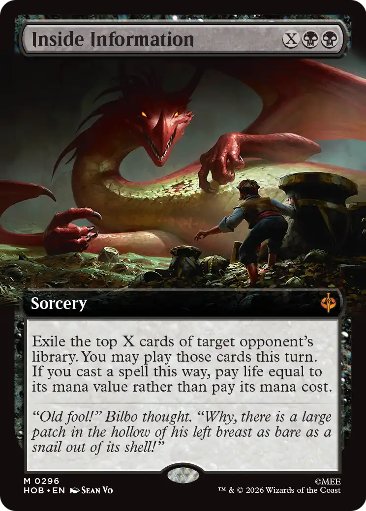 Inside Information (Extended Art) [The Hobbit] | Exor Games New Glasgow