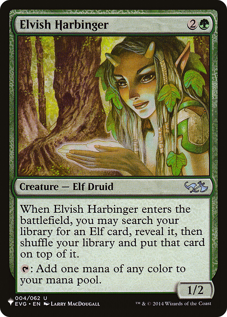 Elvish Harbinger [The List Reprints] | Exor Games New Glasgow