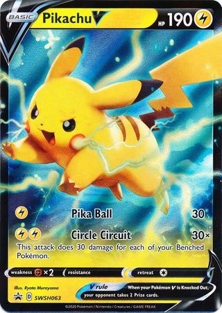 Pikachu V (SWSH063) [Sword & Shield: Black Star Promos] | Exor Games New Glasgow