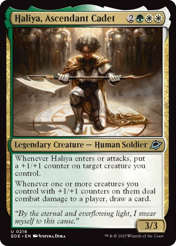 Haliya, Ascendant Cadet [Edge of Eternities] | Exor Games New Glasgow