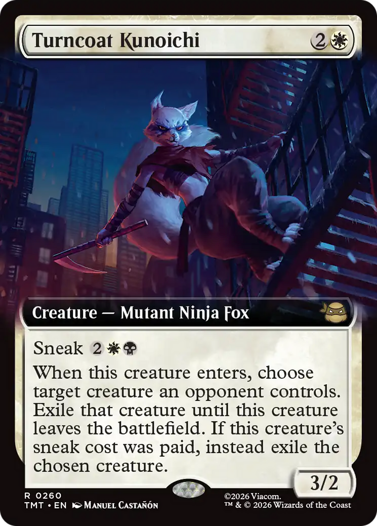 Turncoat Kunoichi (Extended Art) [Teenage Mutant Ninja Turtles] | Exor Games New Glasgow