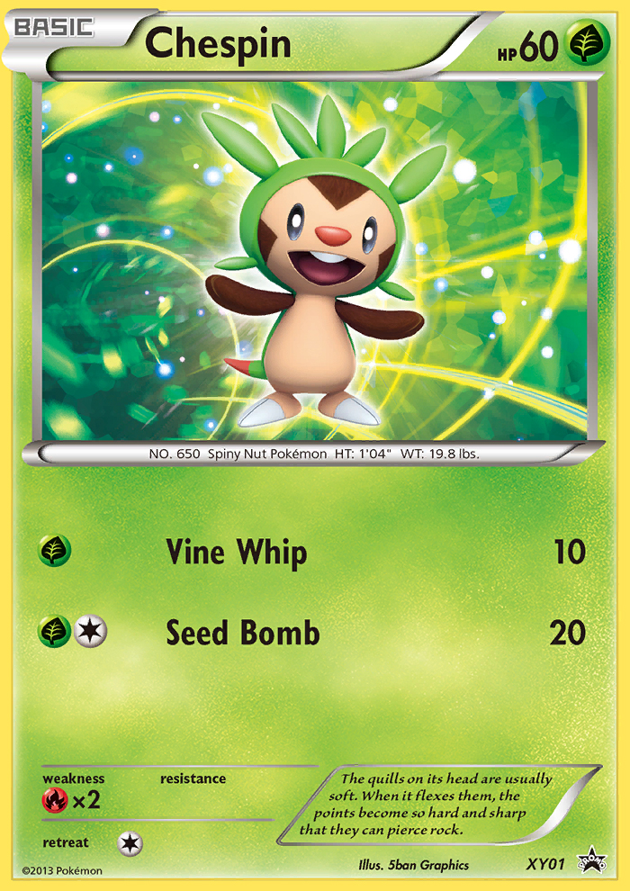 Chespin (XY01) [XY: Black Star Promos] | Exor Games New Glasgow