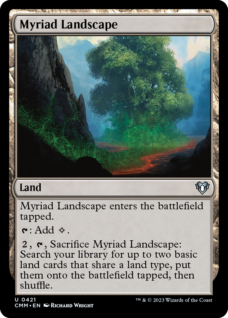 Myriad Landscape [Commander Masters] | Exor Games New Glasgow