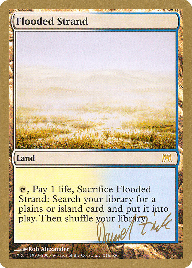 Flooded Strand (Daniel Zink) [World Championship Decks 2003] | Exor Games New Glasgow