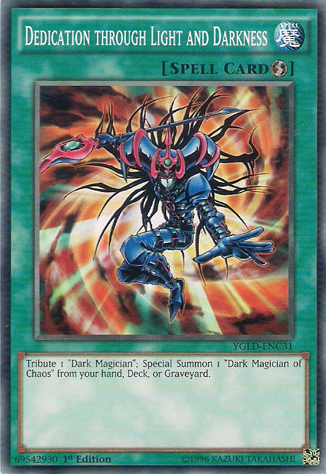 Dedication through Light and Darkness [YGLD-ENC31] Common | Exor Games New Glasgow