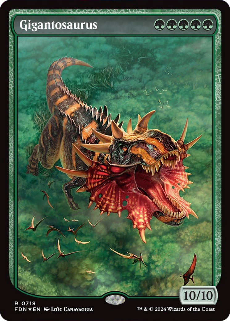 Gigantosaurus (Full Art) [Foundations] | Exor Games New Glasgow