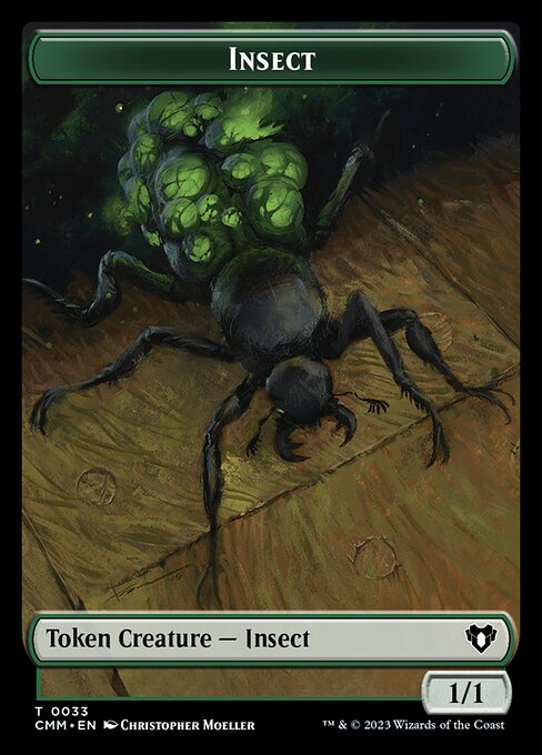 Eldrazi Spawn // Insect Double-Sided Token [Commander Masters Tokens] | Exor Games New Glasgow