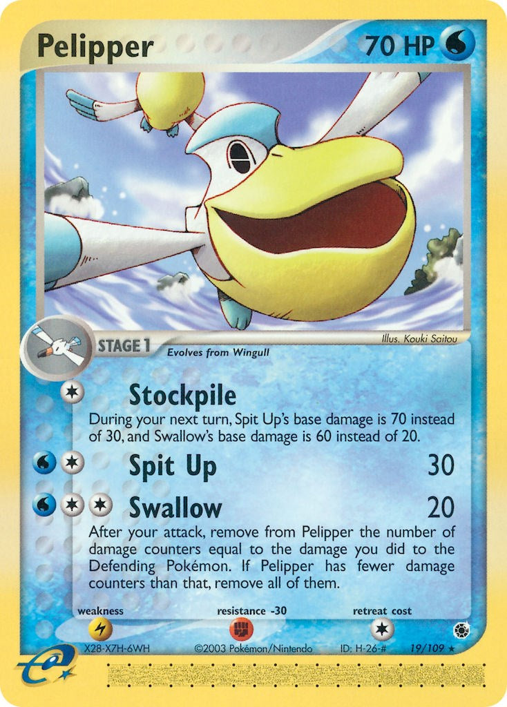 Pelipper (19/109) [EX: Ruby & Sapphire] | Exor Games New Glasgow