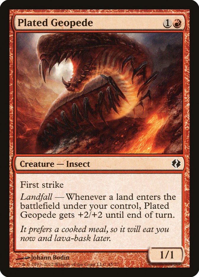 Plated Geopede [Duel Decks: Venser vs. Koth] | Exor Games New Glasgow