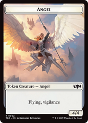 Angel // Spirit Double-Sided Token [Tarkir: Dragonstorm Commander Tokens] | Exor Games New Glasgow
