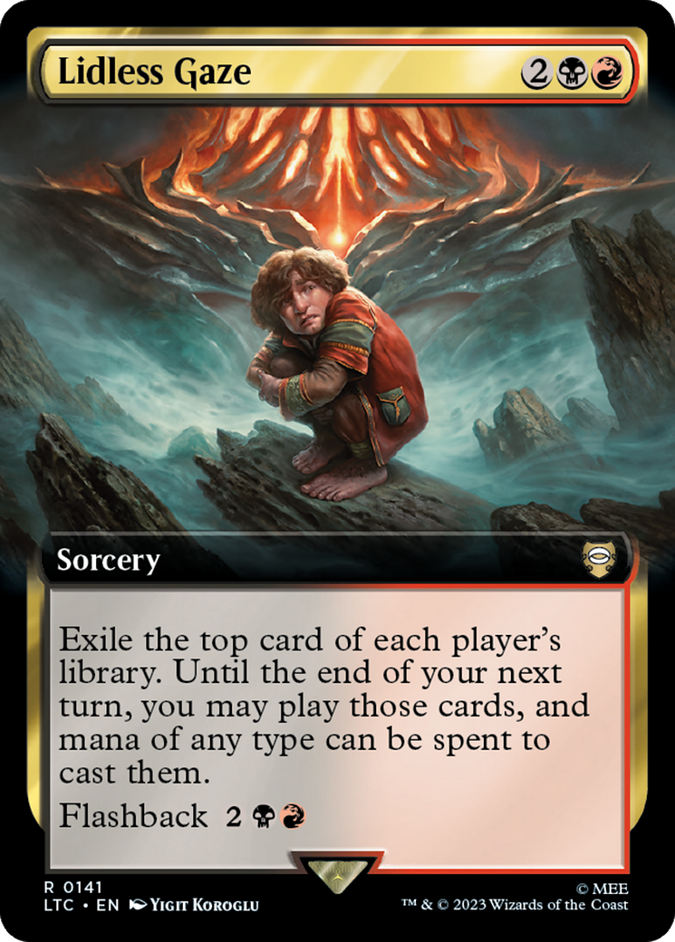 Lidless Gaze (Extended Art) [The Lord of the Rings: Tales of Middle-Earth Commander] | Exor Games New Glasgow