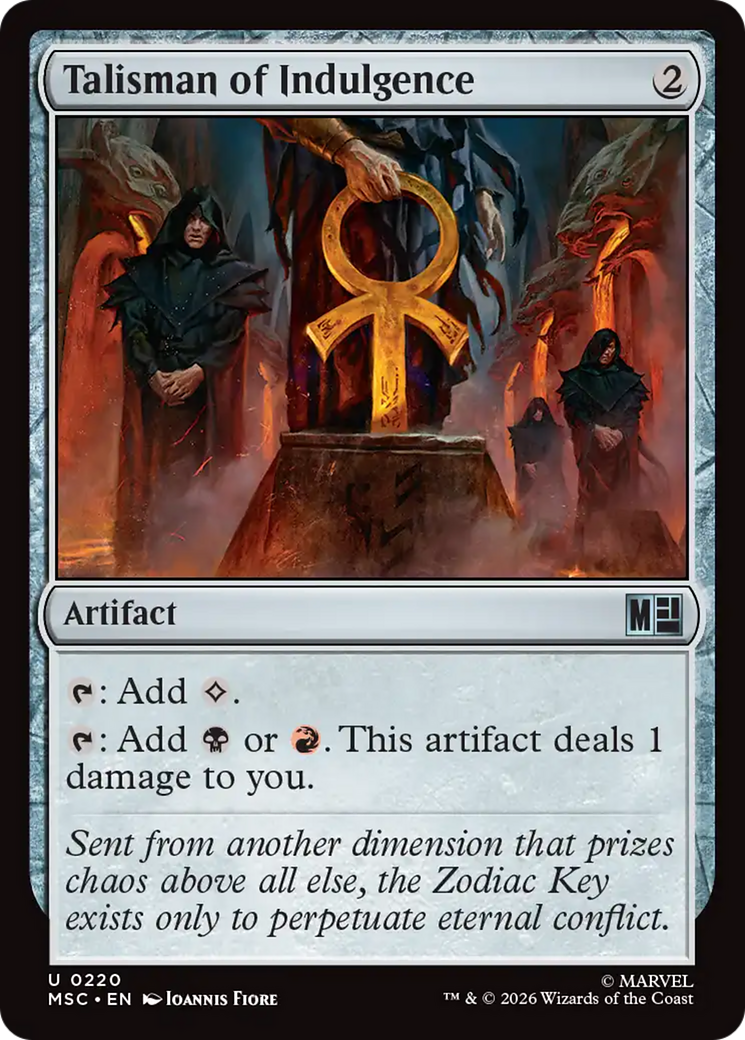 Talisman of Indulgence (Surge Foil) [Marvel Super Heroes Commander] | Exor Games New Glasgow