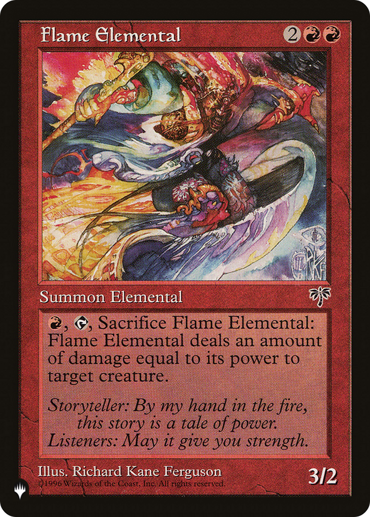 Flame Elemental [The List Reprints] | Exor Games New Glasgow