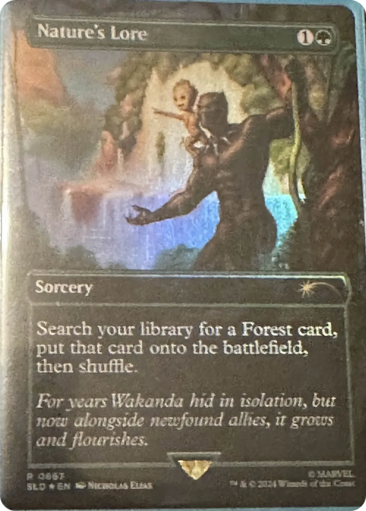 Nature's Lore (867) (Rainbow Foil) [Secret Lair Drop Series] | Exor Games New Glasgow