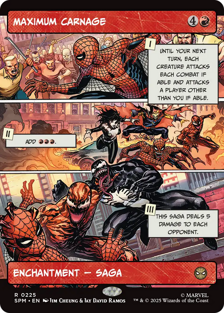 Maximum Carnage (Borderless) [Marvel's Spider-Man] | Exor Games New Glasgow