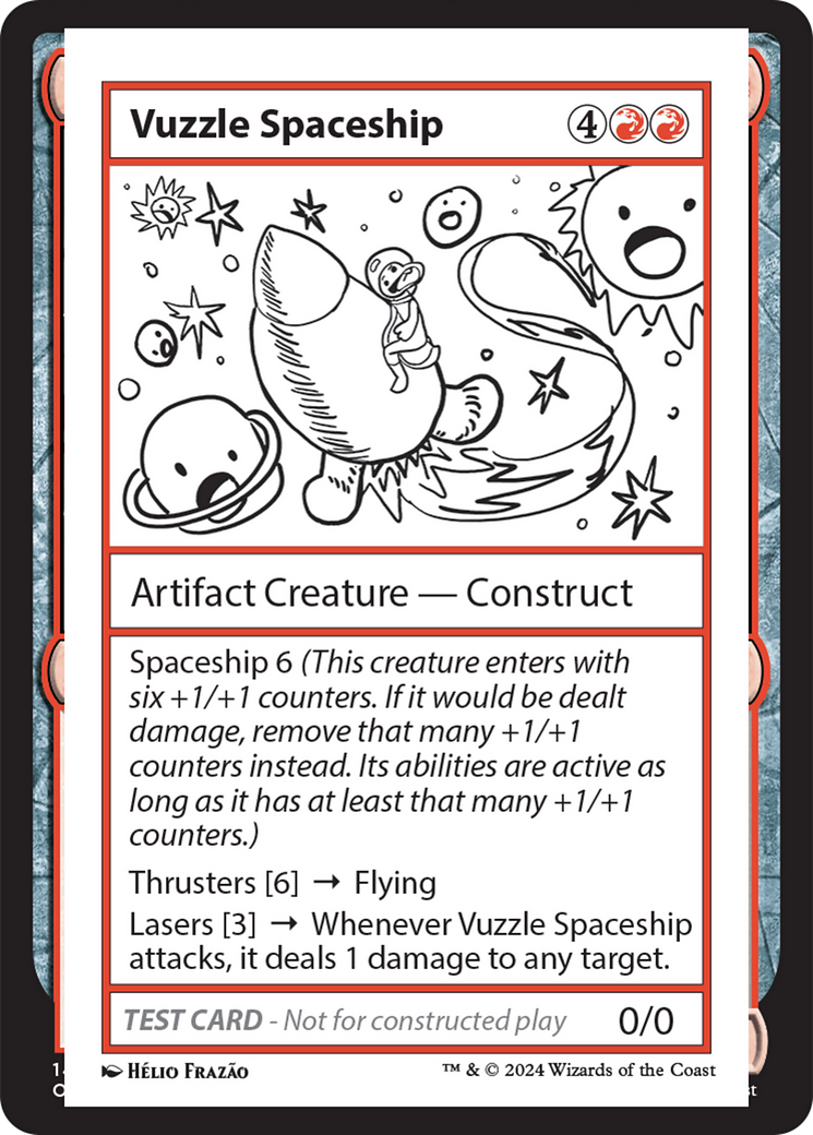 Vuzzle Spaceship [Mystery Booster 2 Playtest Cards] | Exor Games New Glasgow