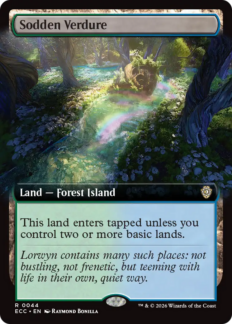 Sodden Verdure (Extended Art) [Lorwyn Eclipsed Commander] | Exor Games New Glasgow