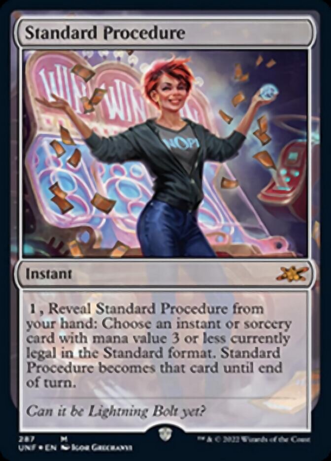 Standard Procedure (Galaxy Foil) [Unfinity] | Exor Games New Glasgow