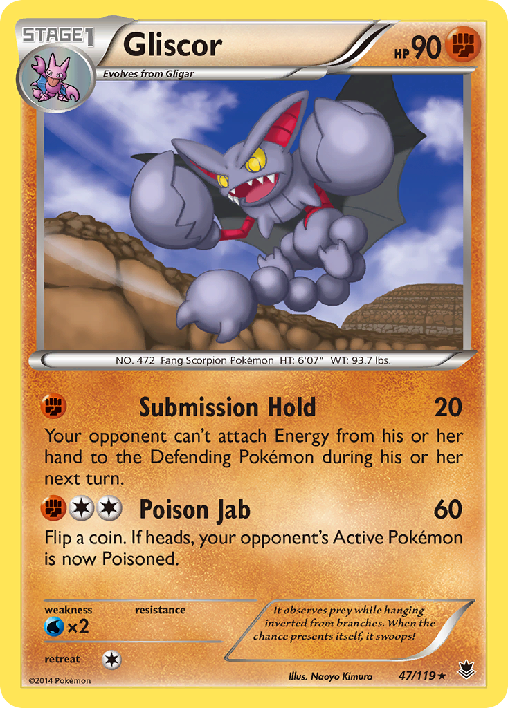 Gliscor (47/119) [XY: Phantom Forces] | Exor Games New Glasgow