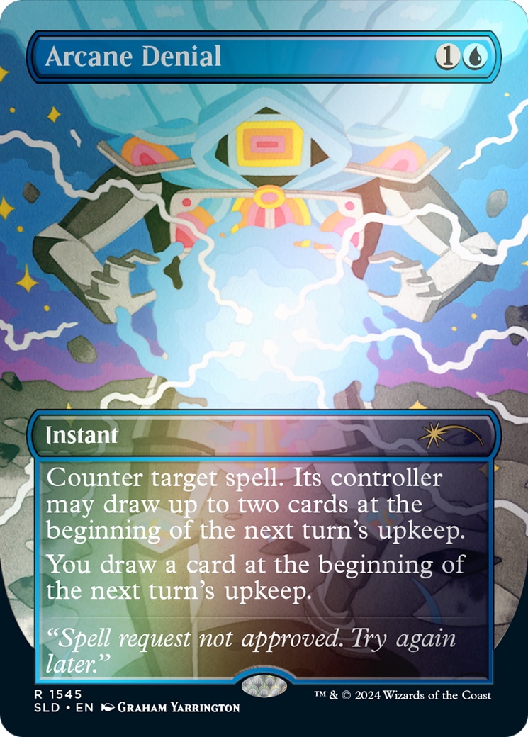 Arcane Denial (Surge Foil) [Marvel Super Heroes Commander] | Exor Games New Glasgow