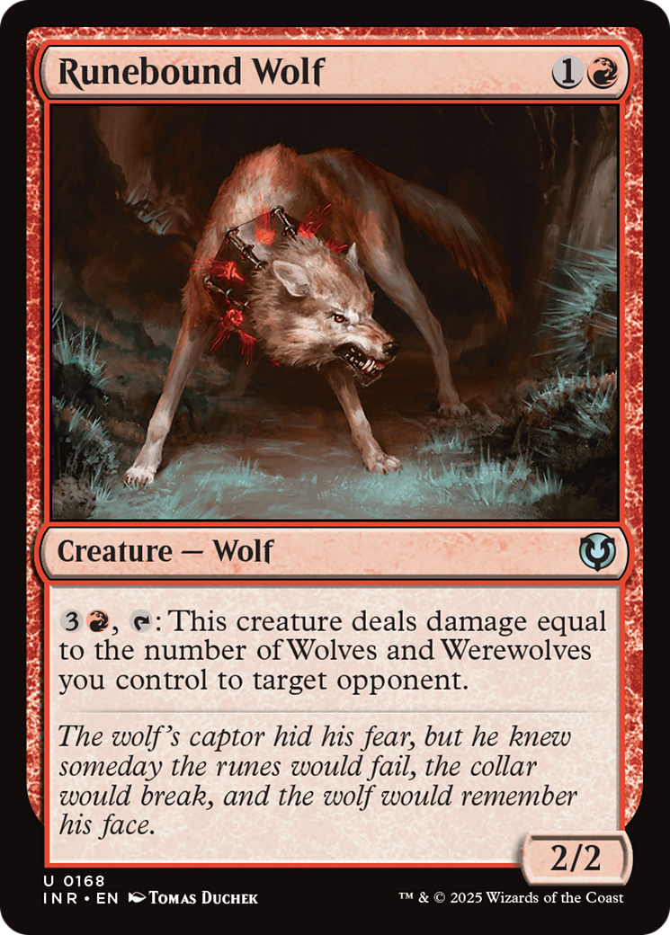 Runebound Wolf [Innistrad Remastered] | Exor Games New Glasgow