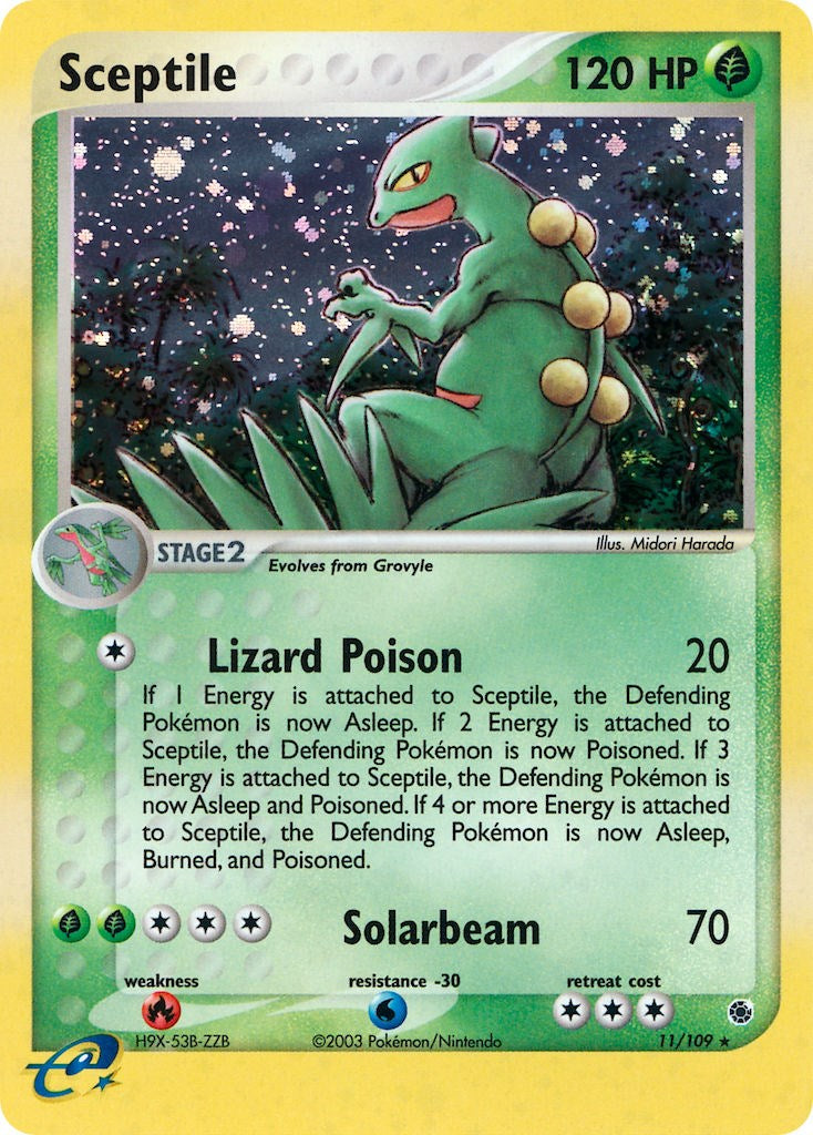 Sceptile (11/109) [EX: Ruby & Sapphire] | Exor Games New Glasgow