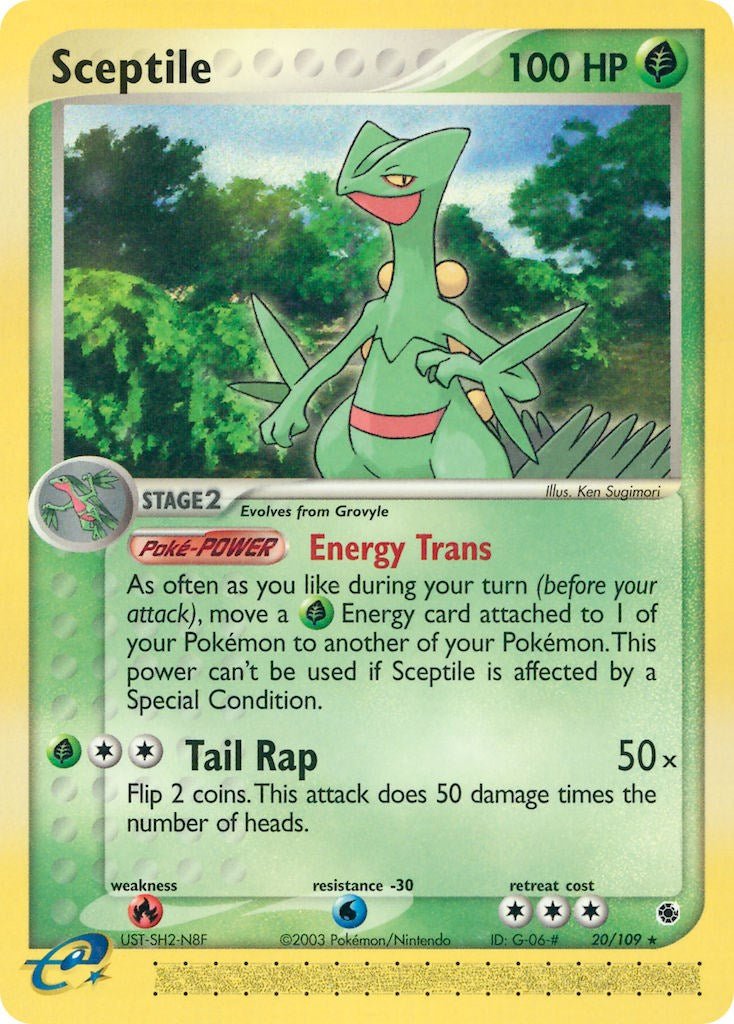 Sceptile (20/109) [EX: Ruby & Sapphire] | Exor Games New Glasgow