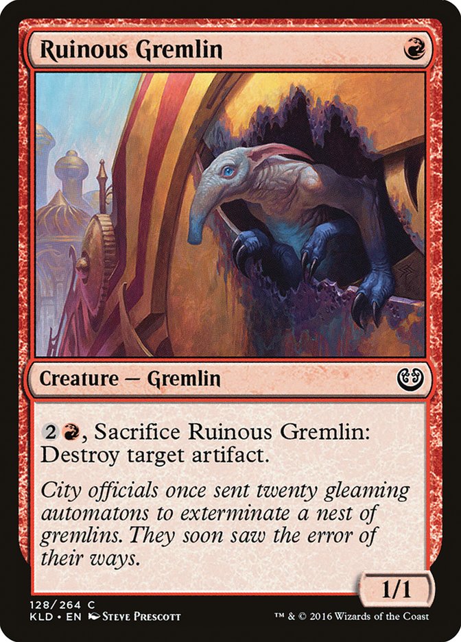 Ruinous Gremlin [Kaladesh] | Exor Games New Glasgow