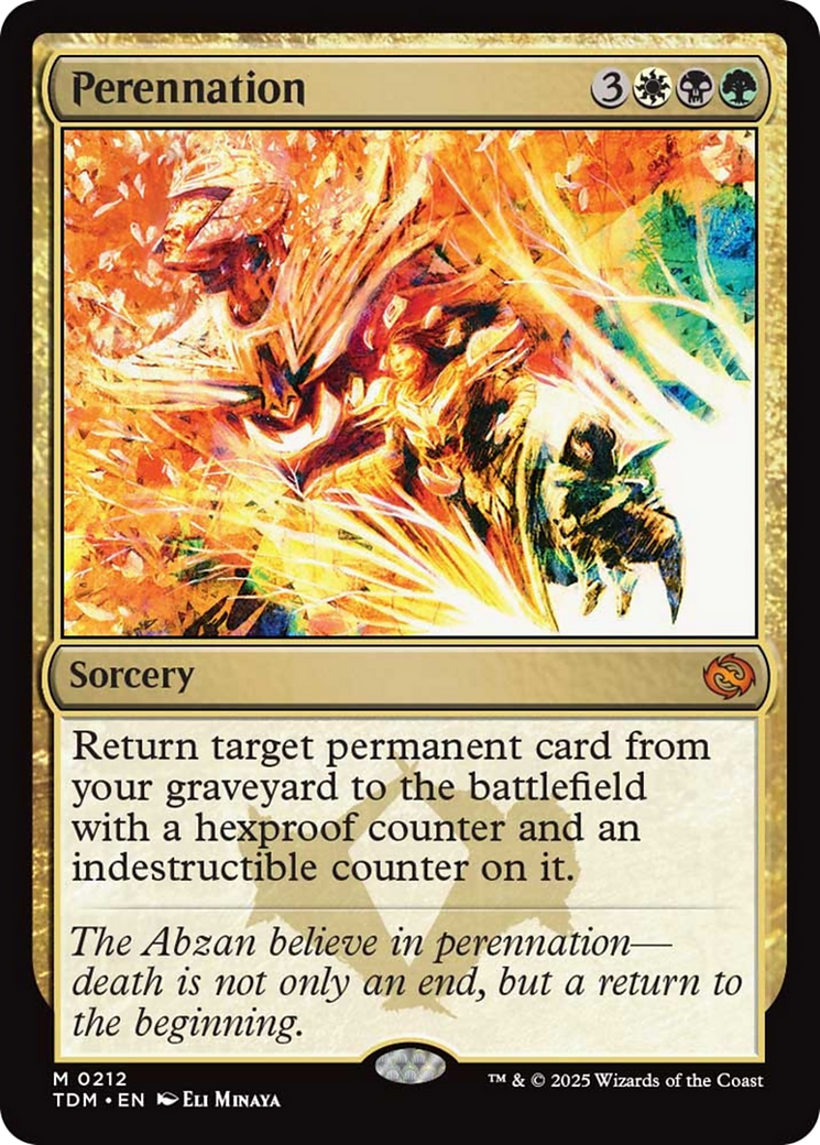 Perennation [Tarkir: Dragonstorm] | Exor Games New Glasgow