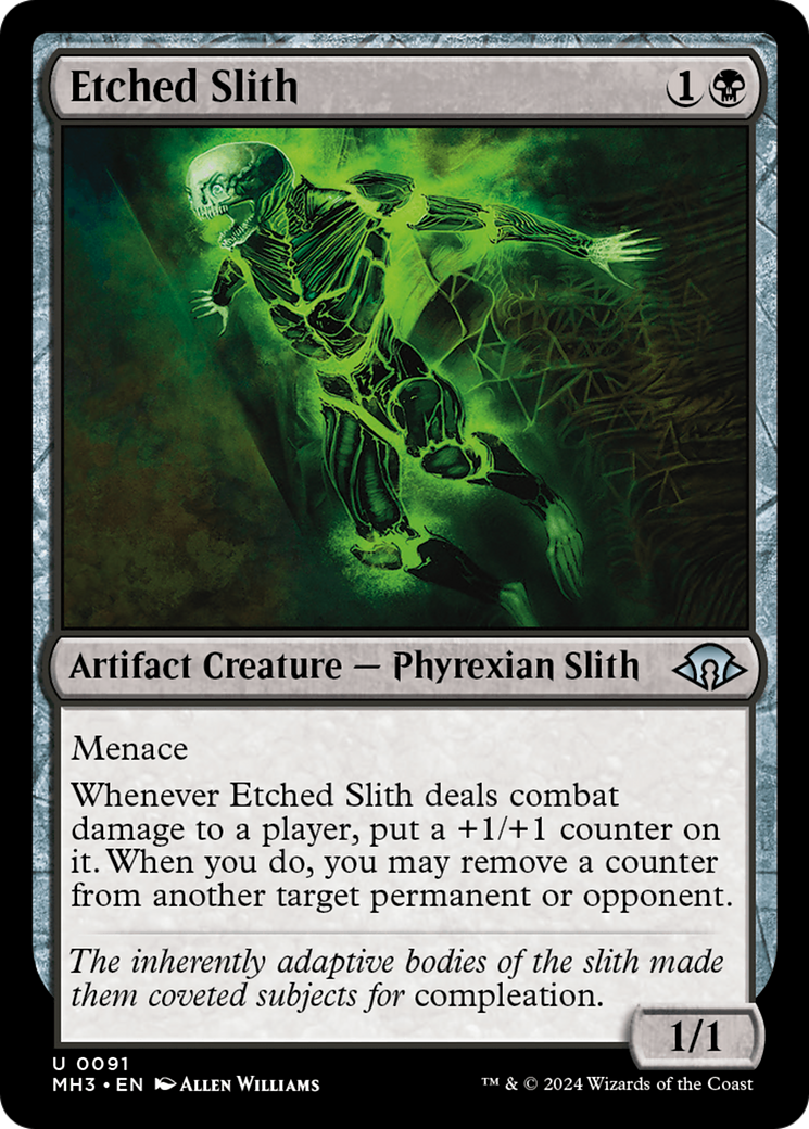 Etched Slith [Modern Horizons 3] | Exor Games New Glasgow