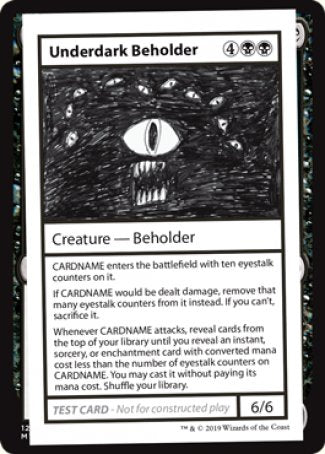 Underdark Beholder (2021 Edition) [Mystery Booster Playtest Cards] | Exor Games New Glasgow