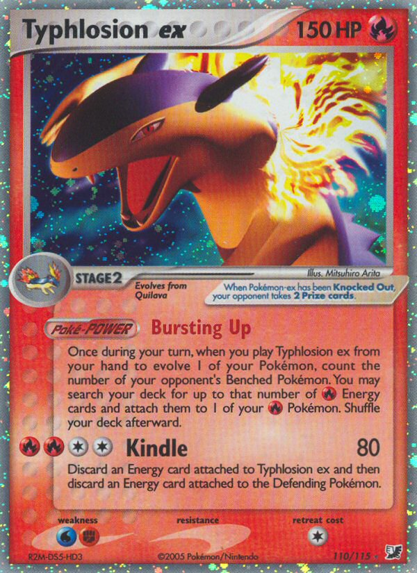 Typhlosion ex (110/115) [EX: Unseen Forces] | Exor Games New Glasgow