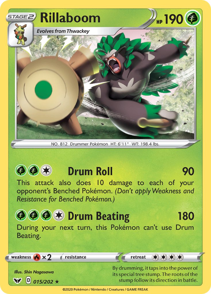 Rillaboom (015/202) (Cracked Ice Holo) (Theme Deck Exclusive) [Sword & Shield: Base Set] | Exor Games New Glasgow