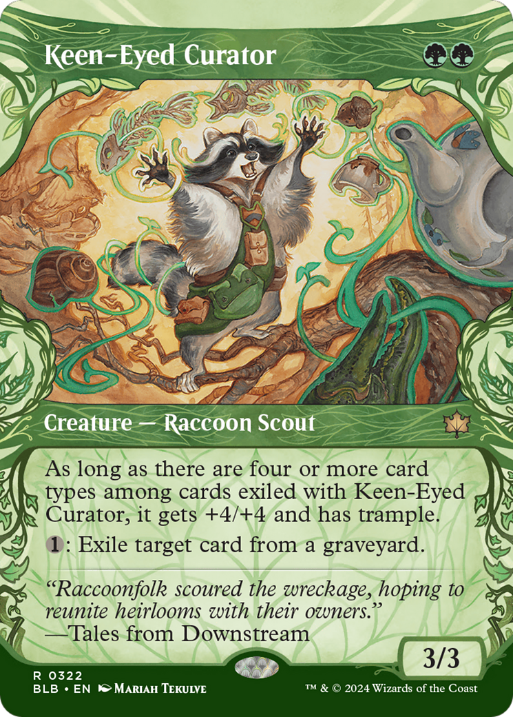 Keen-Eyed Curator (Showcase) [Bloomburrow] | Exor Games New Glasgow