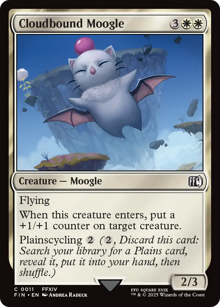 Cloudbound Moogle [FINAL FANTASY] | Exor Games New Glasgow