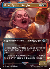 Bilbo, Retired Burglar (Borderless Alternate Art) [The Lord of the Rings: Tales of Middle-Earth] | Exor Games New Glasgow