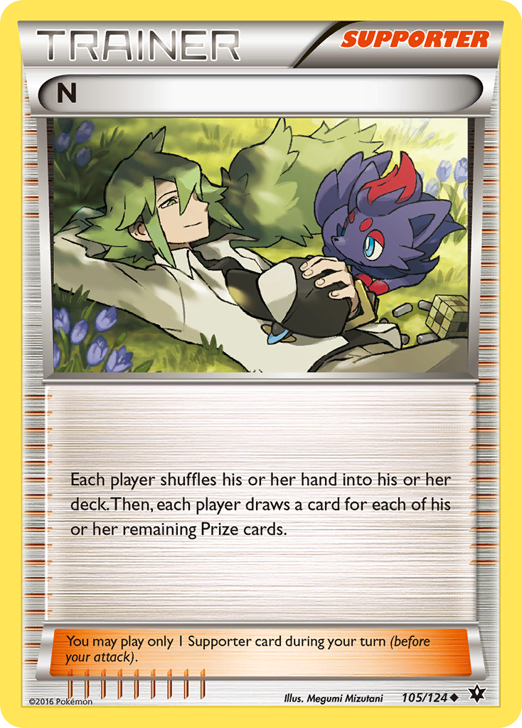 N (105/124) [XY: Fates Collide] | Exor Games New Glasgow