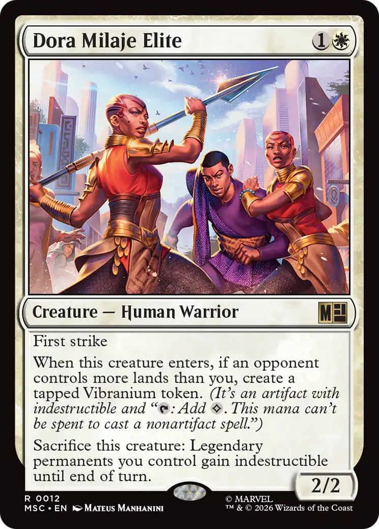 Dora Milaje Elite (Surge Foil) [Marvel Super Heroes Commander] | Exor Games New Glasgow