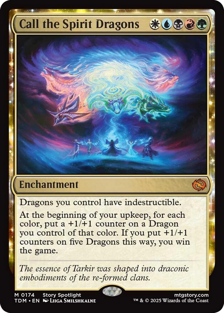 Call the Spirit Dragons [Tarkir: Dragonstorm] | Exor Games New Glasgow