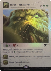 Thrun, the Last Troll (Rainbow Foil) [Secret Lair Drop Series] | Exor Games New Glasgow