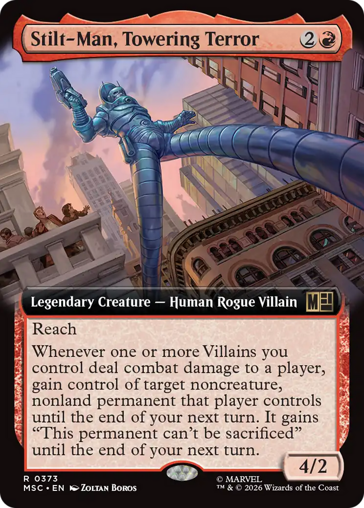 Stilt-Man, Towering Terror (Extended Art) [Marvel Super Heroes Commander] | Exor Games New Glasgow