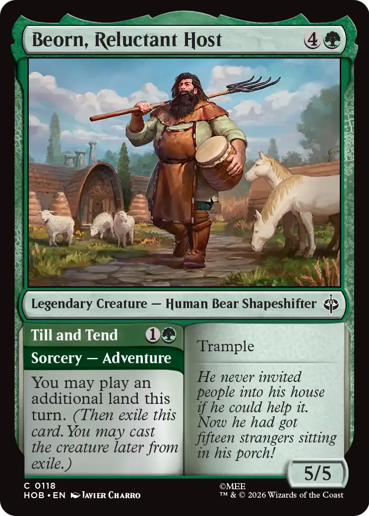 Beorn, Reluctant Host [The Hobbit] | Exor Games New Glasgow