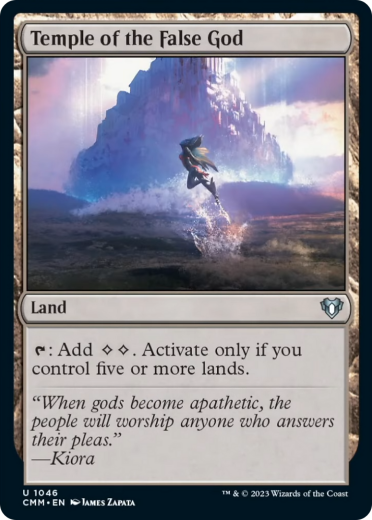 Temple of the False God [Commander Masters] | Exor Games New Glasgow