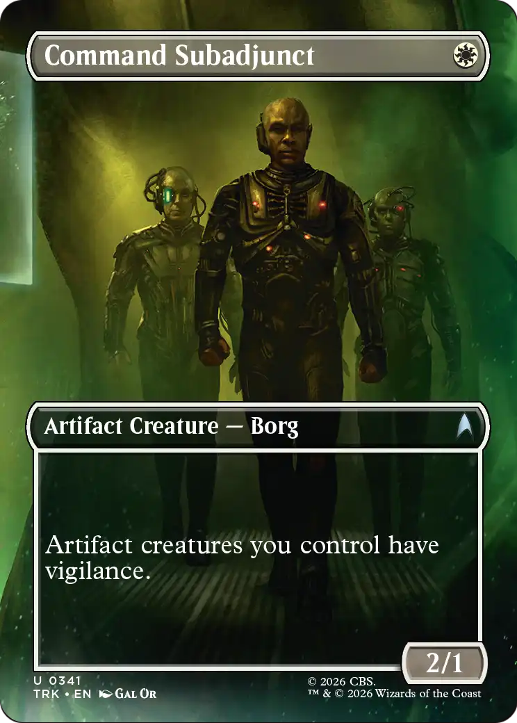 Command Subadjunct (Borderless) [Star Trek] | Exor Games New Glasgow